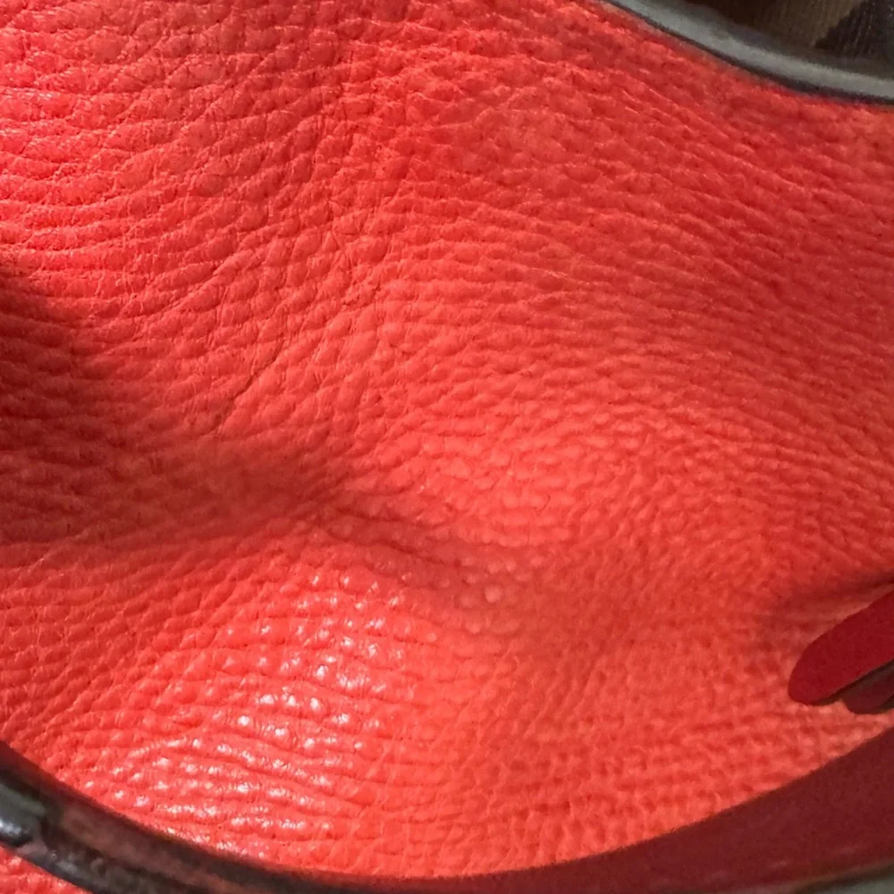 Beautiful BURBERRY bucket bag Red Leather Women's Bag - Picture 10 of 16